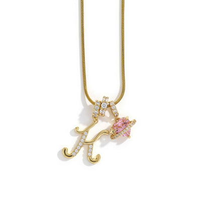 Elegant necklace with a heart pendant