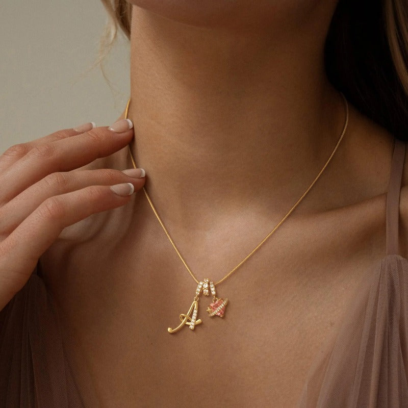 Elegant necklace with a heart pendant