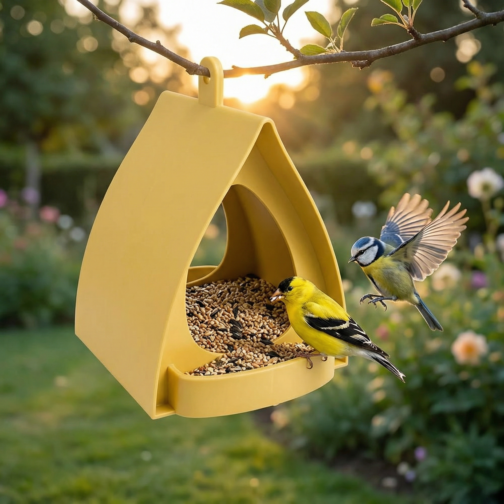 Hanging Bird Feeder – Large Capacity, Ideal for Garden and Balcony