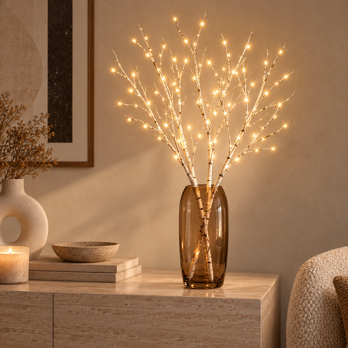 LumiBranch – Battery-Operated LED Branch