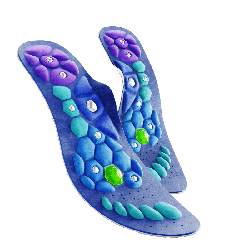 Medivital™ Magnetic Acupressure Insoles – Trim-to-Fit Shoe Inserts