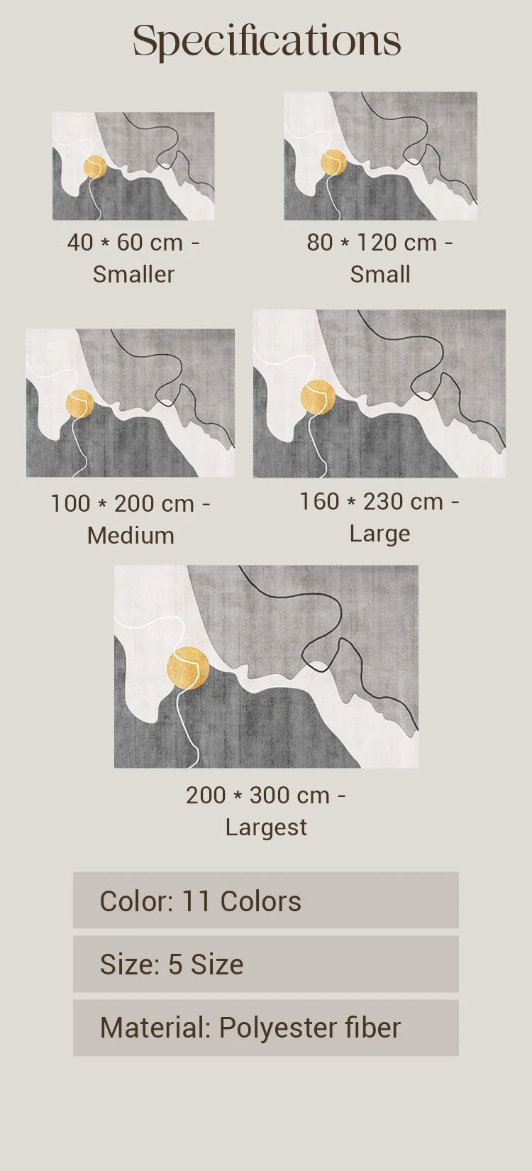 Luxury Washable & Stain-Resistant Rug