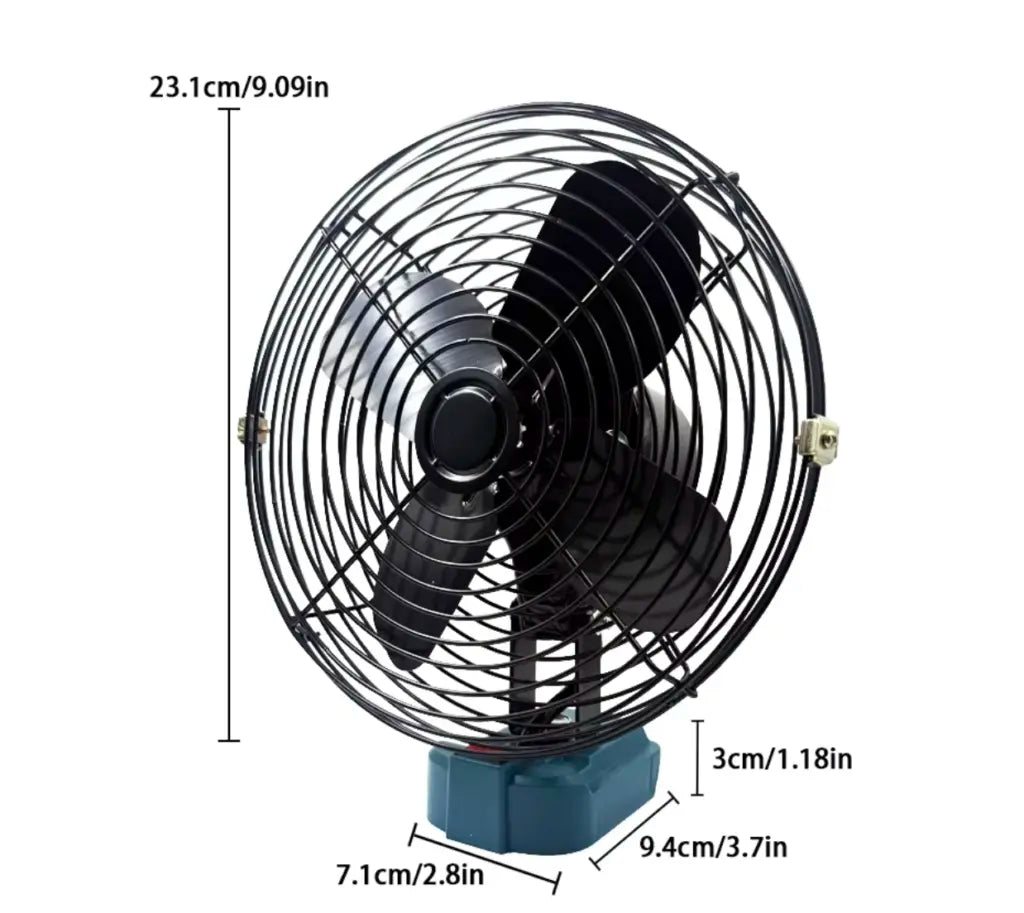 Portable Fan Powered by Power Tool Battery