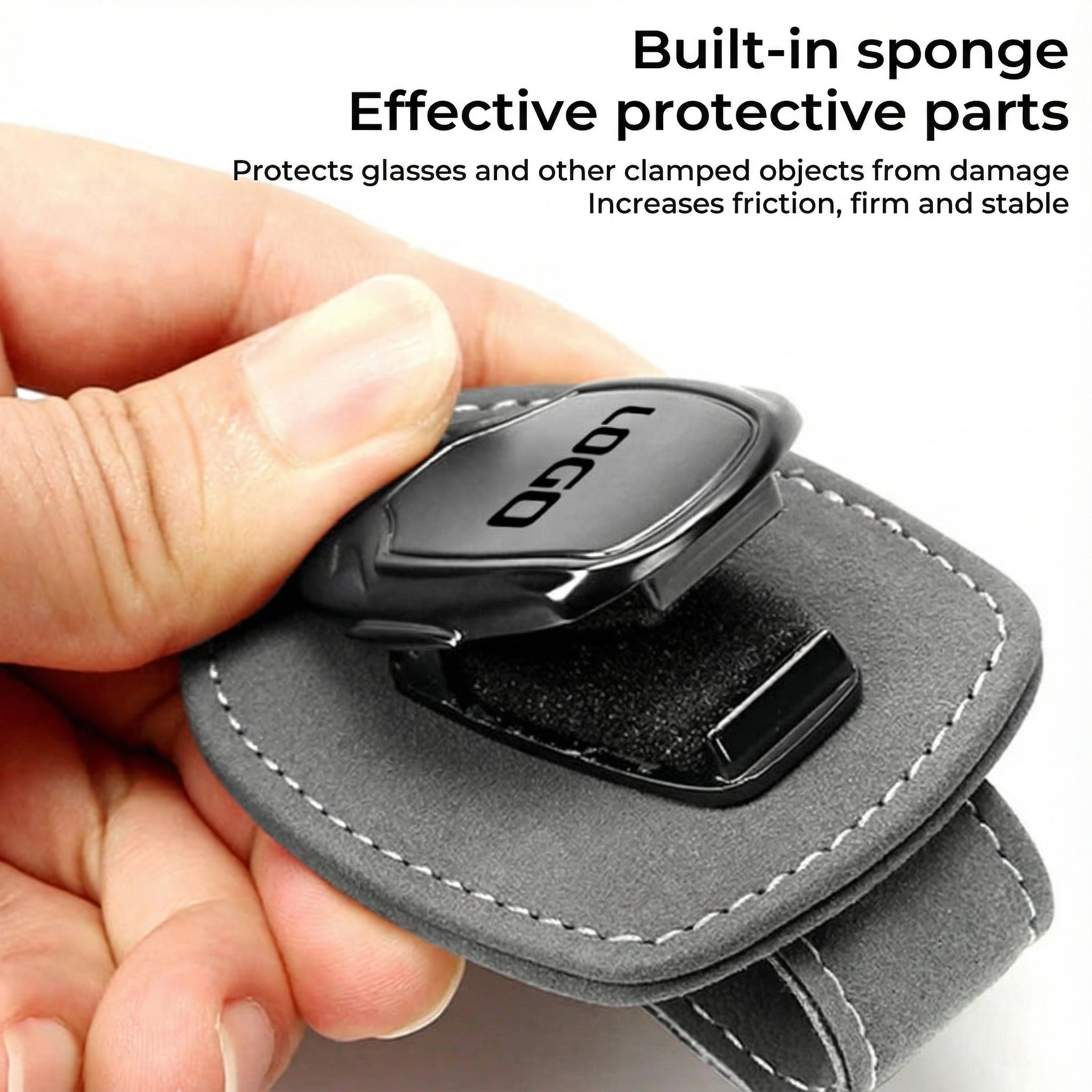 Car Sun Visor Glasses Holder (With Logo)