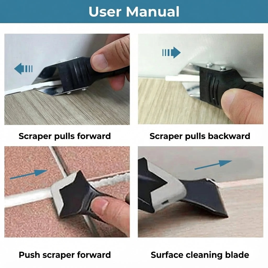 3-in-1 Caulking Tool - Silicone Remover & Finisher