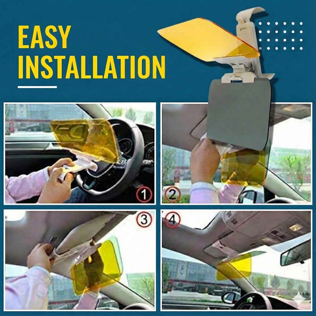 2-in-1 Car Sun Visor Extender - Day & Night Visor