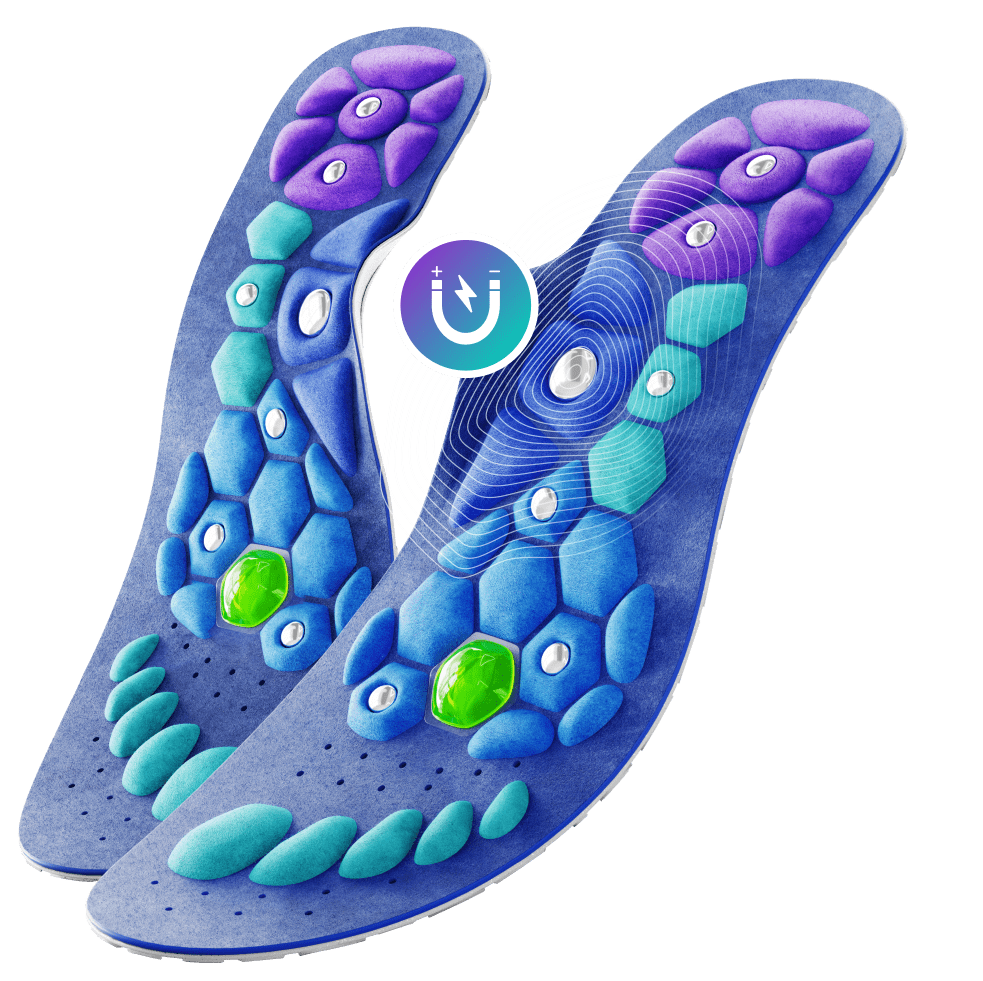 Medivital™ Magnetic Acupressure Insoles – Trim-to-Fit Shoe Inserts