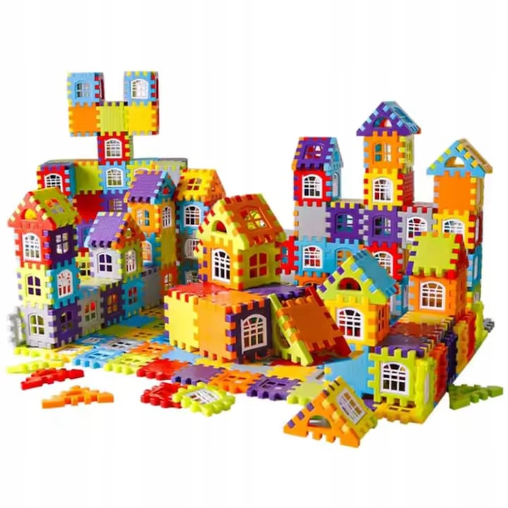 BlocksyTown™ – Build Your Own Magnetic City (320 Pieces)