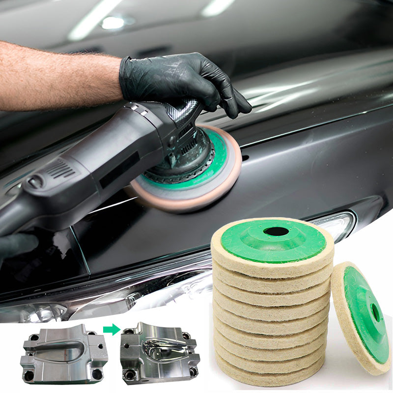 Felt Polishing Wheels for Dremel & Multitool - 10 Pcs