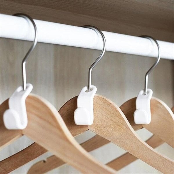 Space-Saving Clothes Hanger Hooks (Set of 12 pieces)