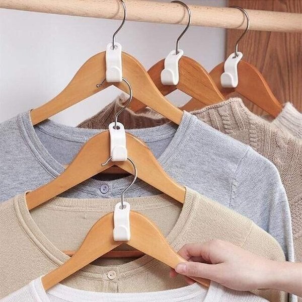 Space-Saving Clothes Hanger Hooks (Set of 12 pieces)