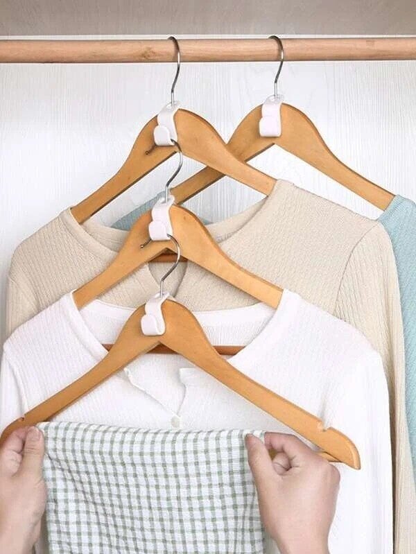 Space-Saving Clothes Hanger Hooks (Set of 12 pieces)