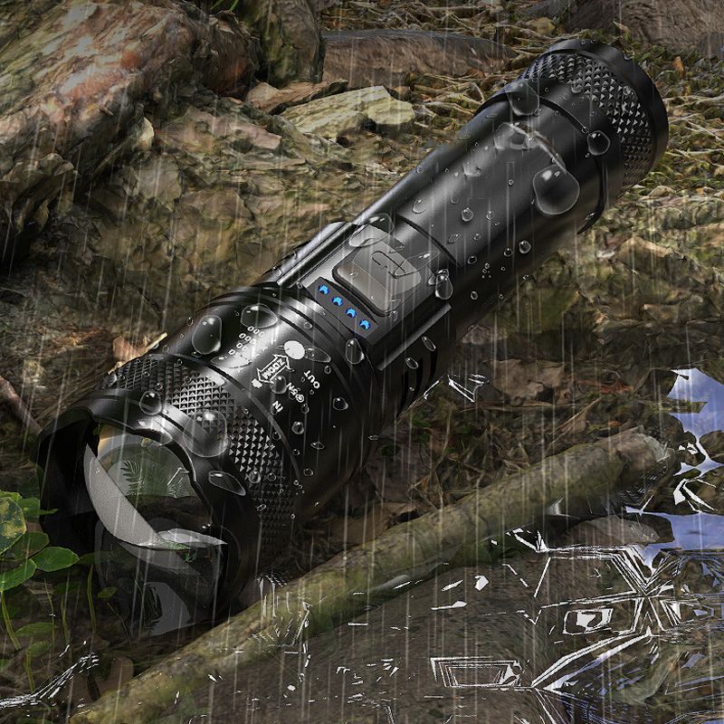 Powerful Flashlight with Zoom Function