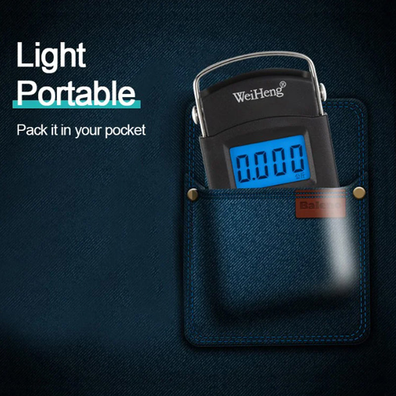 ⚖️ Portable Digital Luggage Scale with Hook – Precise, Compact & Easy to Use – Avoid Costly Overweight Fees 🧳 ✈️