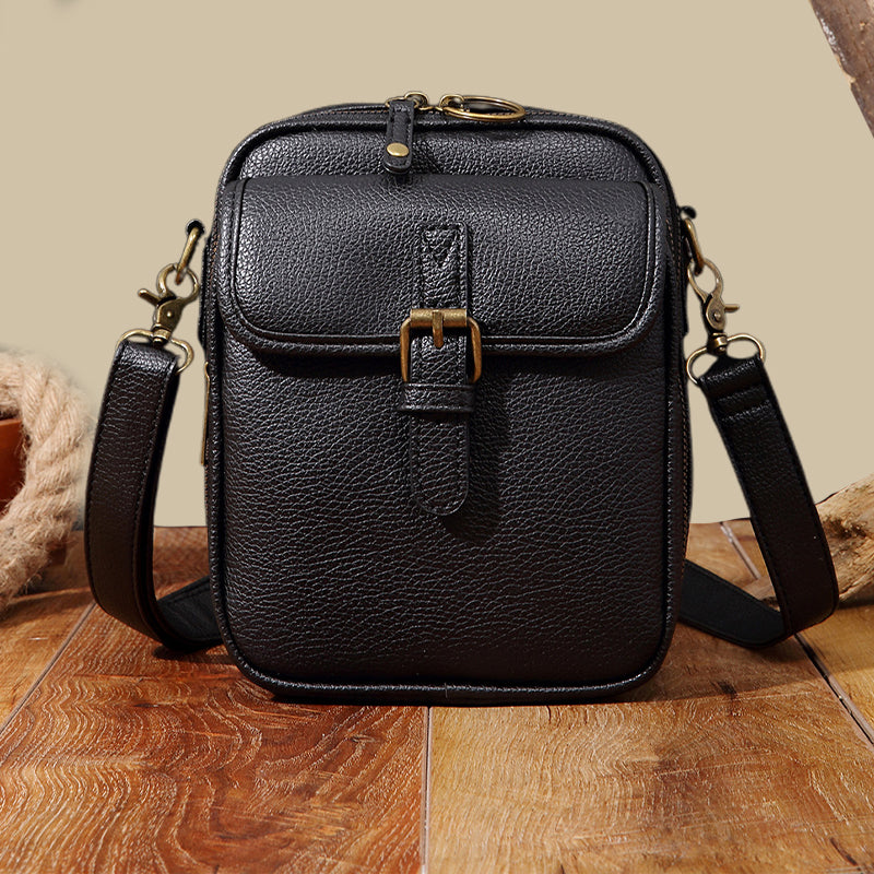 Women's Small Square Crossbody Bag – Elegant Box-Style Shoulder Bag