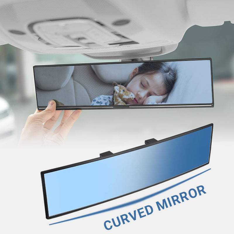 Panoramic Interior Mirror – Wide-Angle & Universal Fit