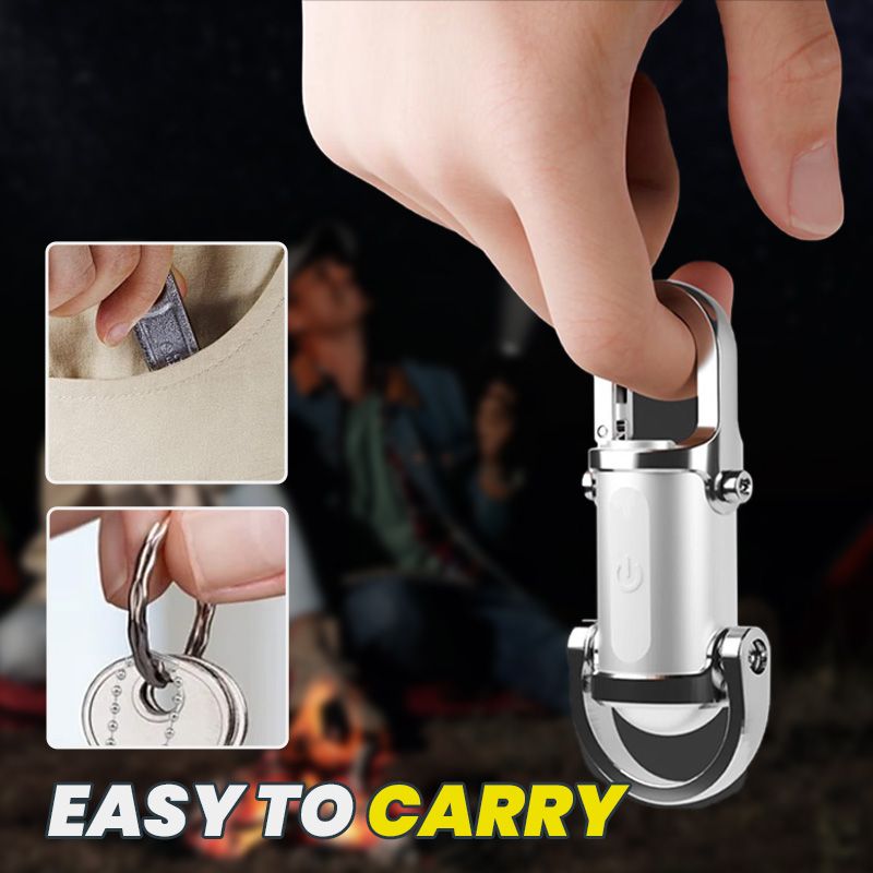 1200LM Mini Keychain Flashlight – Super Bright & Waterproof