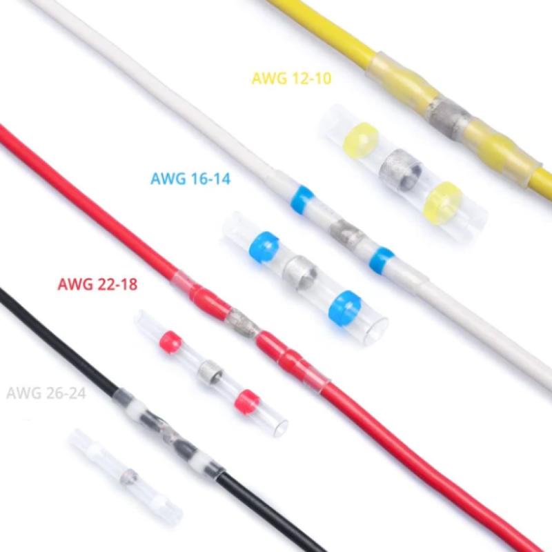 Solder Connector Set - Waterproof Heat Shrink Tubing with Solder Ring