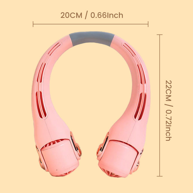 Neck Air Conditioner & Fan – Silent Personal Cooling for Summer
