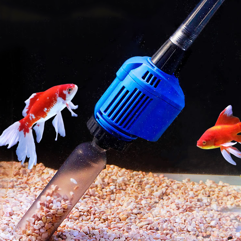 Electric Aquarium Vacuum Cleaner & Water Changer - 3-in-1 Gravel Cleaner - With Filter Function