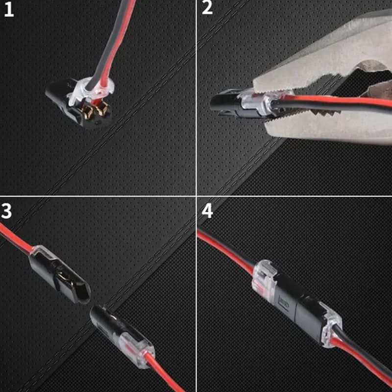 🔌 2-Wire Push-In Wire Connector