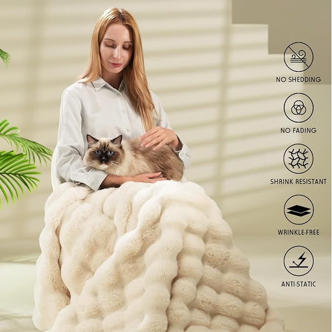 Super Soft Teddy Blanket – Double-Sided & Warm