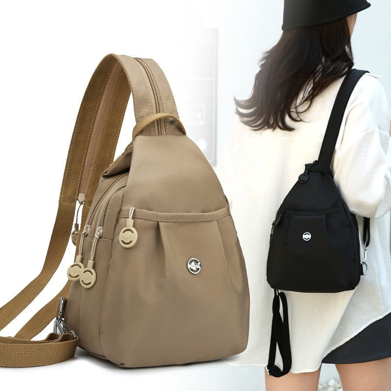 2-in-1 Convertible Multi-Compartment Backpack and Shoulder Bag