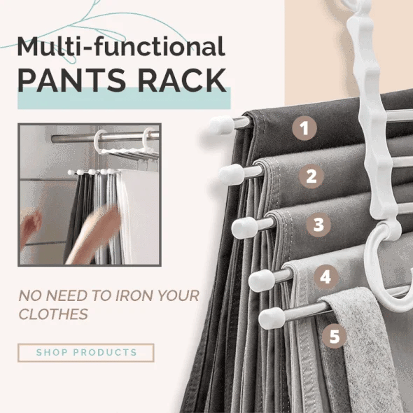 Multifunctional Pants Rack – Organize Your Wardrobe