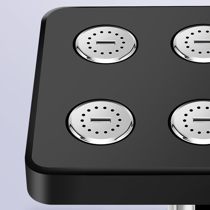 Flexible Square Shower Head – 360° Adjustable