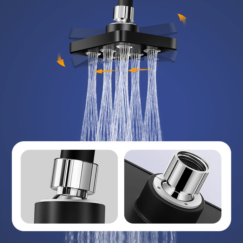 Flexible Square Shower Head – 360° Adjustable