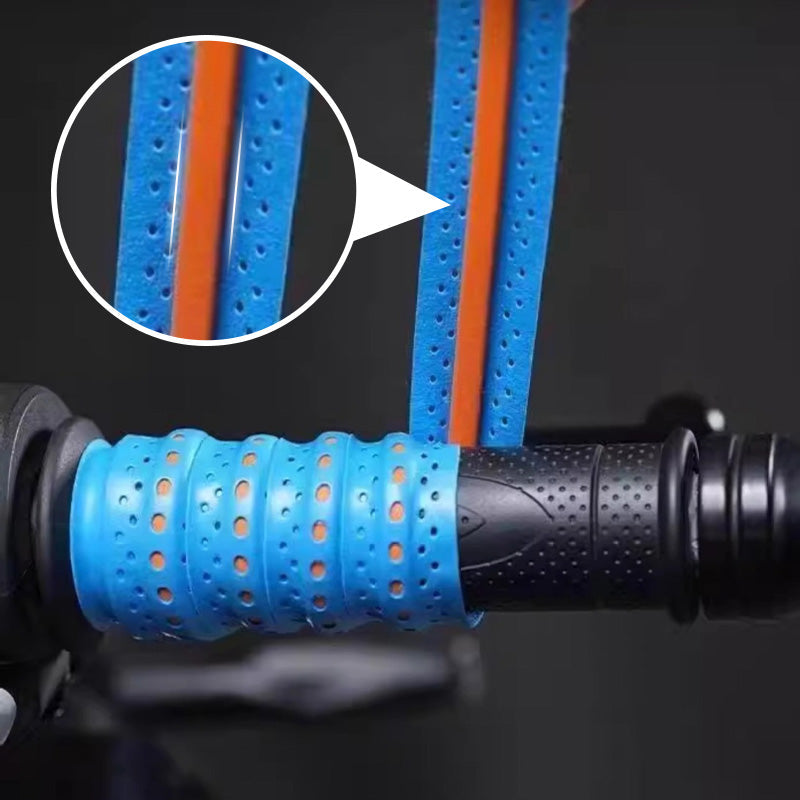 Ergonomic Motorcycle Grips with Pressure Point Pattern
