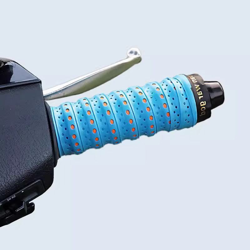 Ergonomic Motorcycle Grips with Pressure Point Pattern