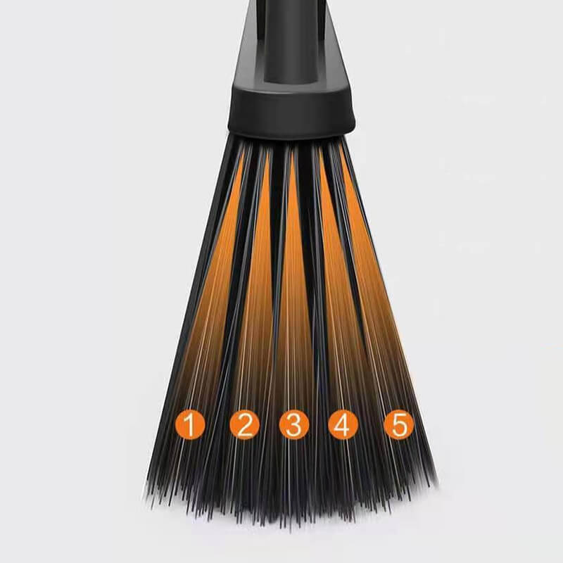 Sturdy Garden Broom with Hard Bristles