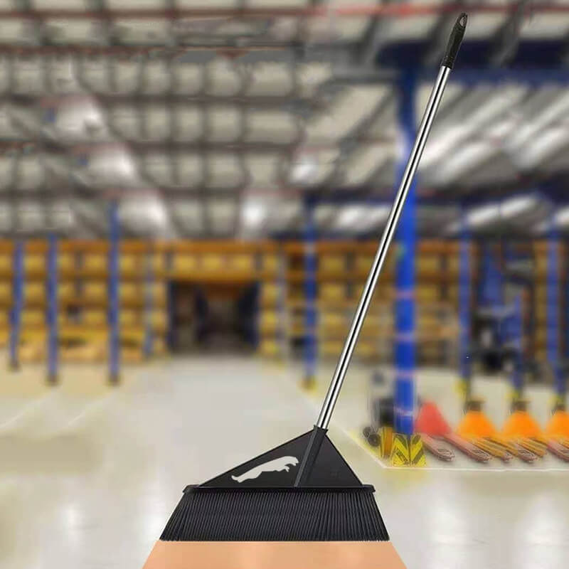 Sturdy Garden Broom with Hard Bristles