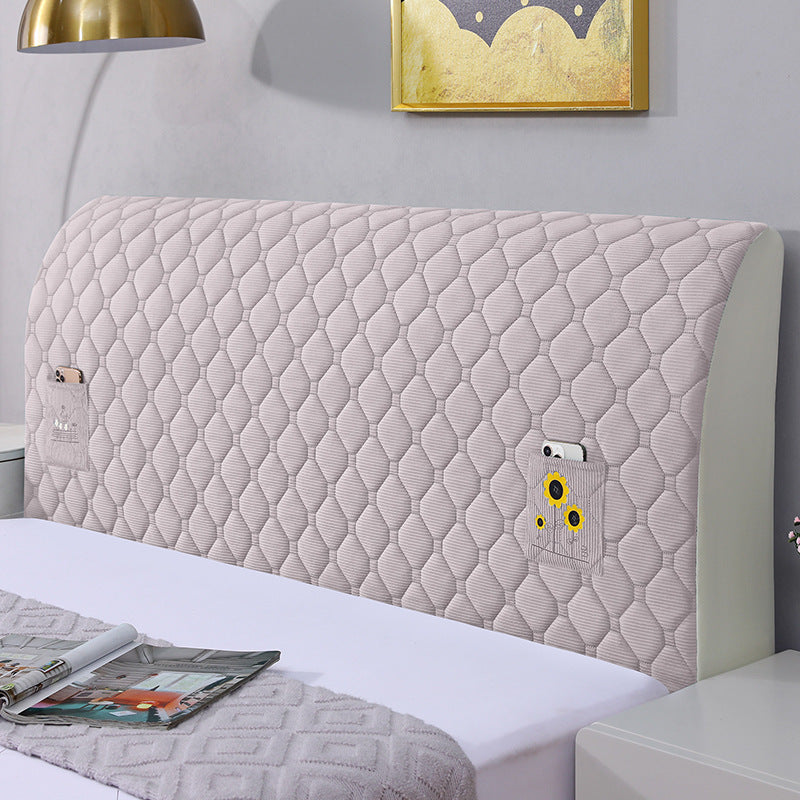 Padded Headboard Cover - Elastic Fit