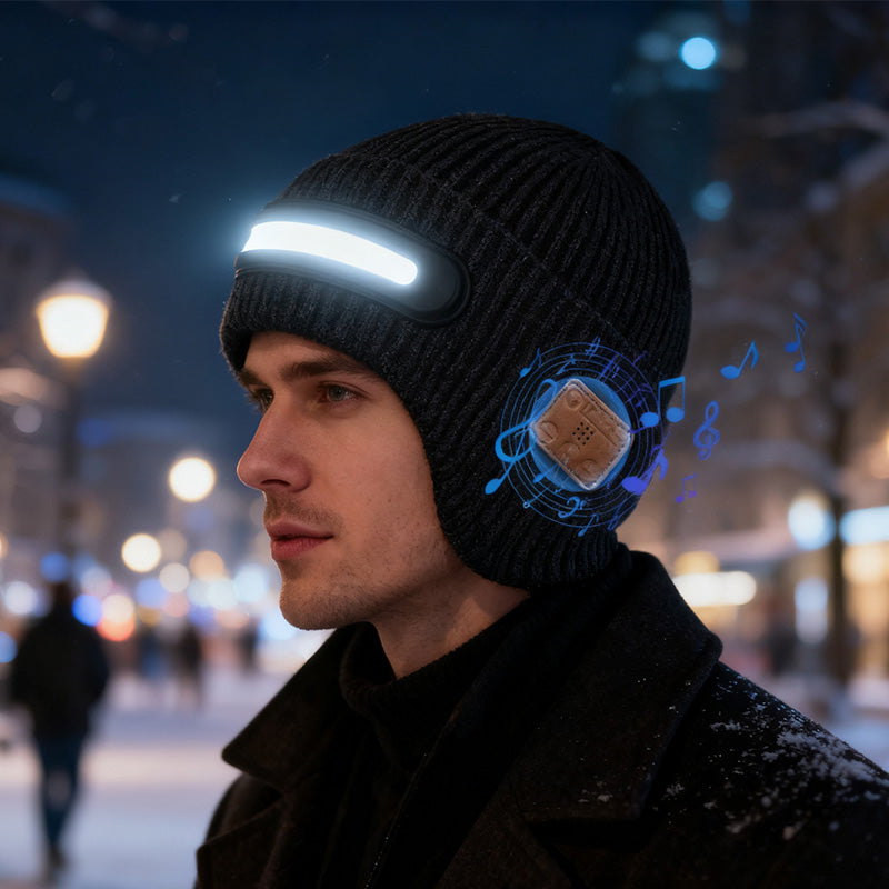 Smart Beanie – Bluetooth & LED Lighting