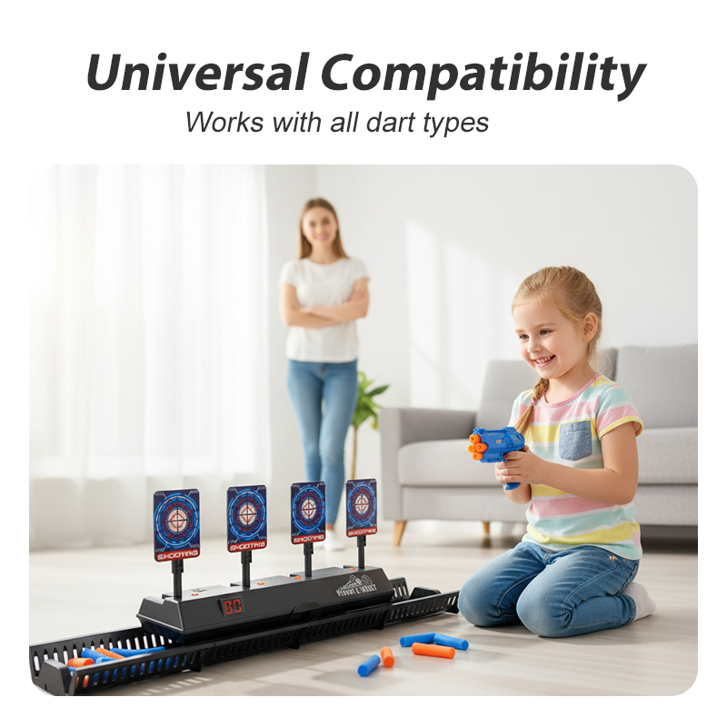 Interactive Shooting Game with Moving Targets & Auto-Reset