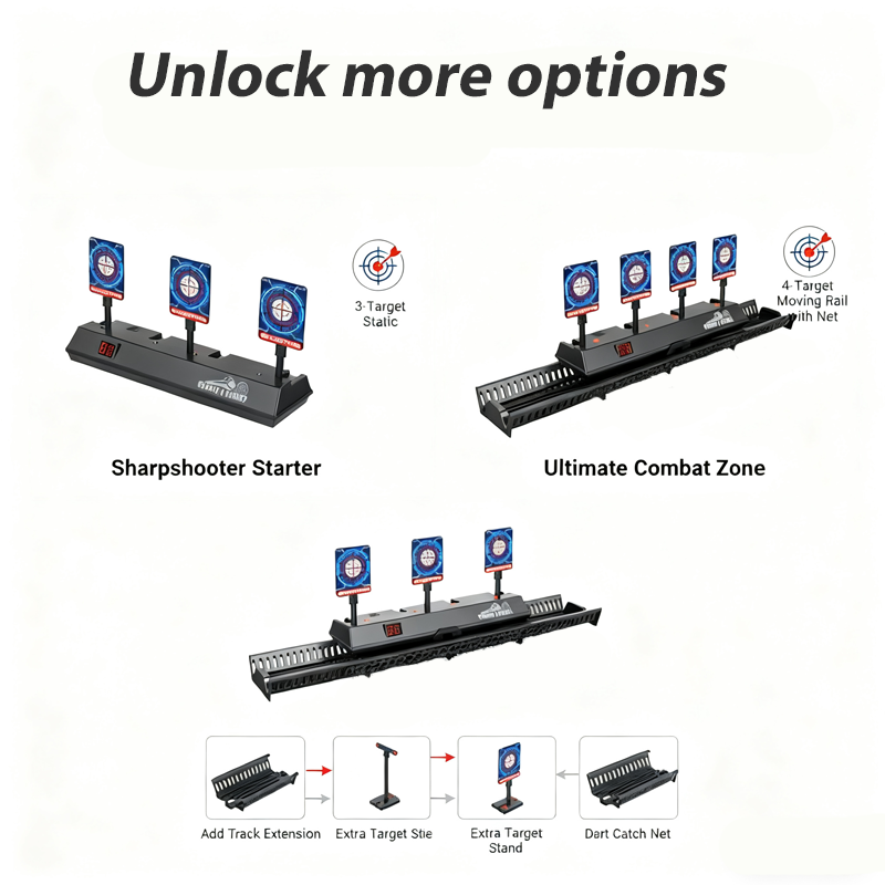 Interactive Shooting Game with Moving Targets & Auto-Reset