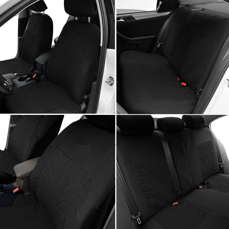 Tough Car Seat Cover Set (Tire-Tread Look)
