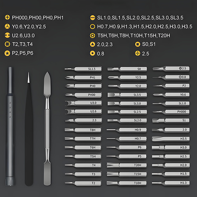 [44]-Piece Precision Screwdriver Set