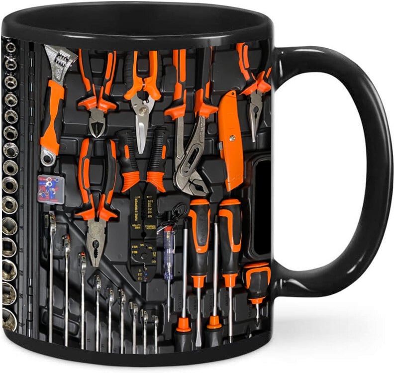 Tough Guy Mug - Toolbox Design