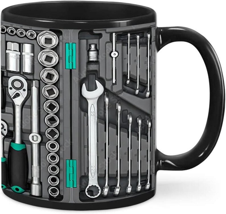 Tough Guy Mug - Toolbox Design