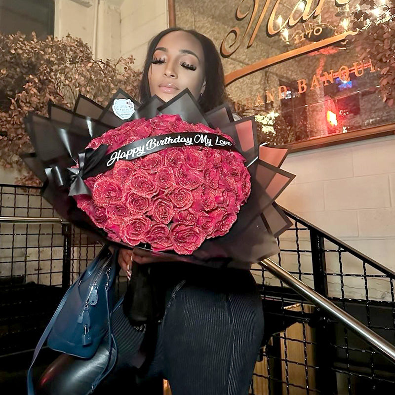 DIY Glitter Rose Set - Make Your Own Bouquet