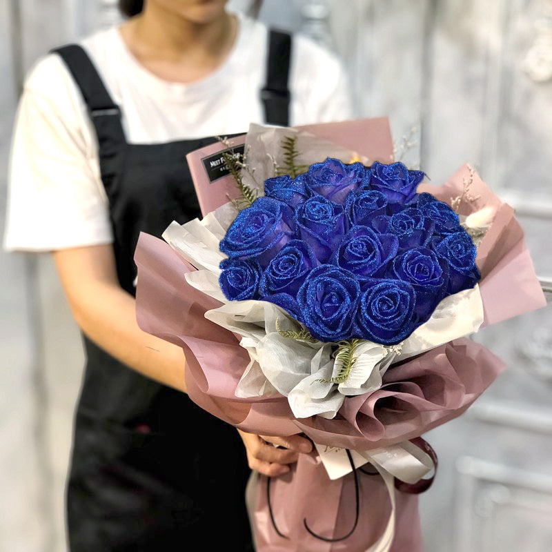 DIY Glitter Rose Set - Make Your Own Bouquet