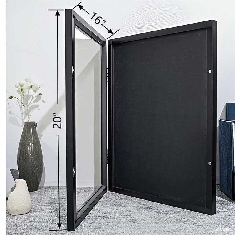Wooden Shirt Display Frame with Magnetic Closure