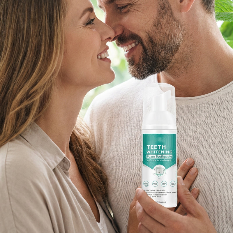 Whitening Toothpaste Foam - 360° Deep Cleaning Mousse (For Fresh Breath)
