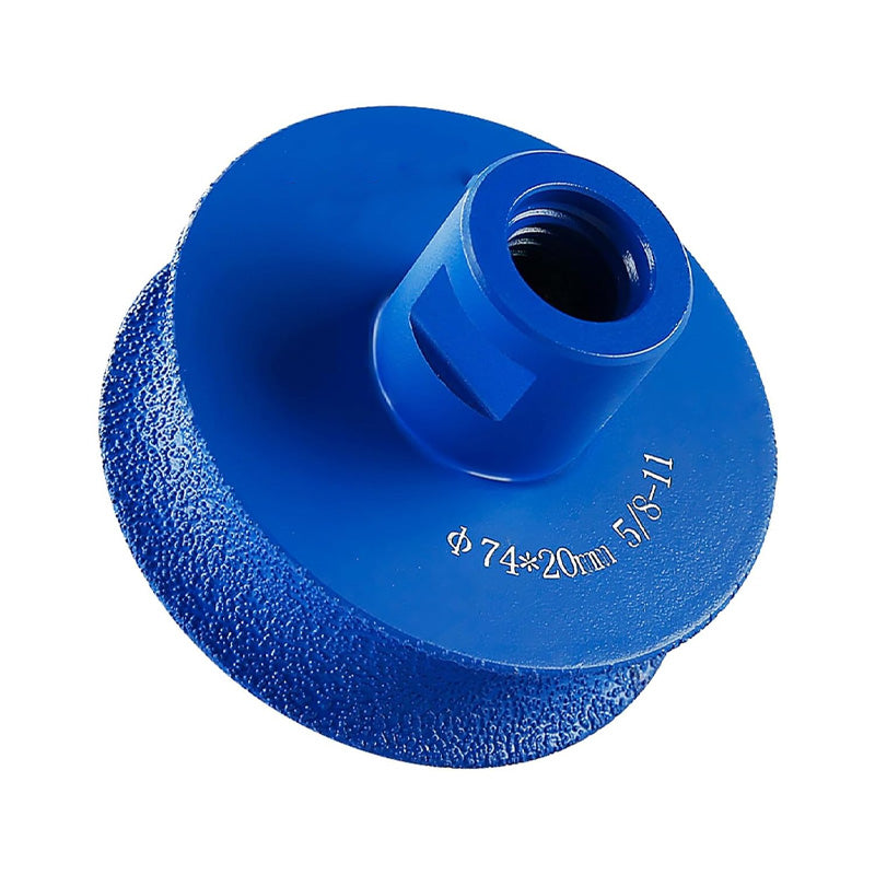 Concave grinding wheel for stone