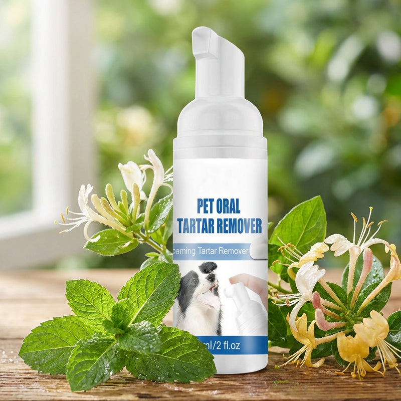 🐶🐱 Tartar Remover Foam for Dogs