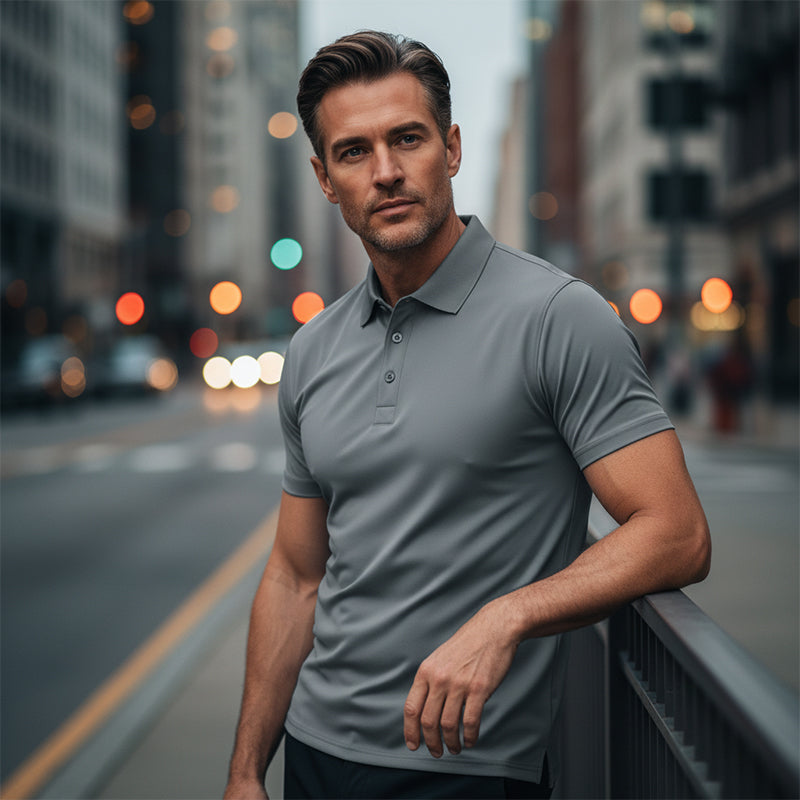 Men's Short-Sleeve Polo Shirt – Sport & Slim Fit