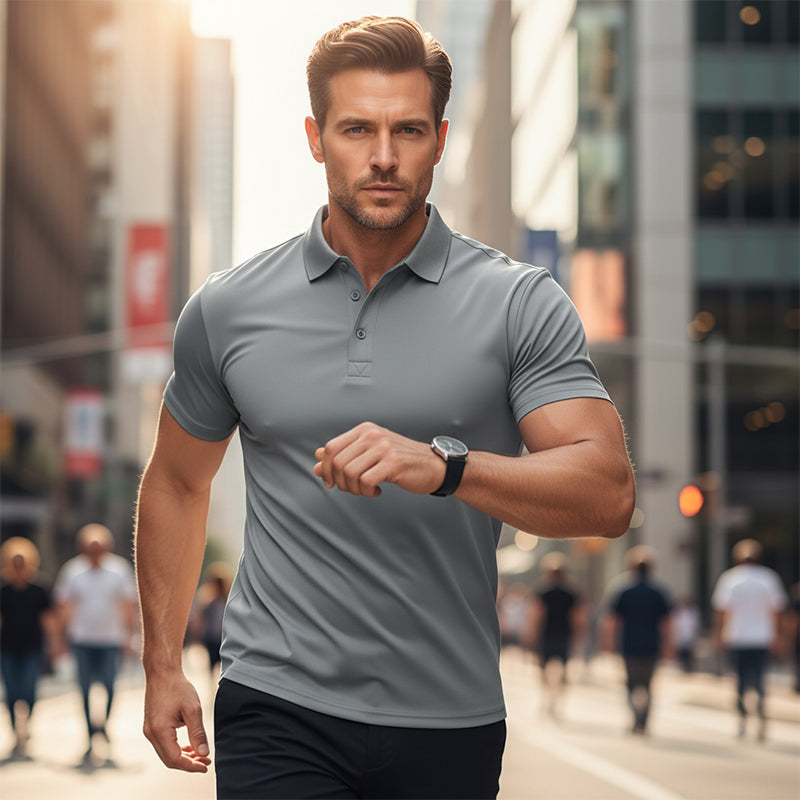 Men's Short-Sleeve Polo Shirt – Sport & Slim Fit